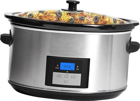 Amazon.com: 8.5-Quart Digital Programmable Slow Cooker - Adjustable ...