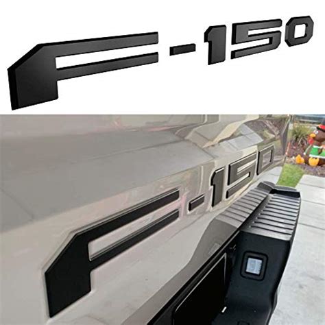 Visit the Auto safety Store Matte Black 3D Raised Tailgate Insert ...
