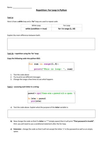 Image result for For Loop Task in Python