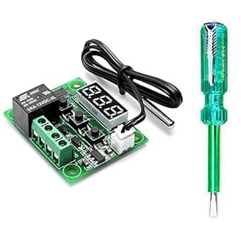 TechWiz W1209 Digital Thermostat Temperature Sensor and Controller+ ...