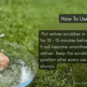 Vetiver Ramacham Bath Scrubber - Kerala Naturals