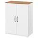 SKRUVBY cabinet with doors, white, 70x90 cm (271/2x353/8") - IKEA