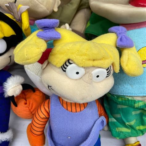 VTG LOT of 8 Nickelodeon Rugrats Plush Toy Doll Figures Tommy Pickles ...