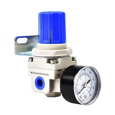 Buy BLCH 1/4 NPT Air Pressure Regulator - Air Regulator for Compressor ...