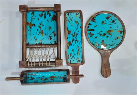 Mango Wood Khatiya / Khaat Platter Set Multipurpose dinnerware and Ser ...