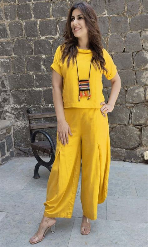 Mustard Yellow 3 Piece Coord Set - Neckpiece included – Label DC
