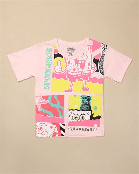 SpongeBob Squarepants Regular Fit Tshirt Girls – Kidsville