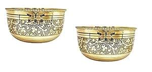 Buy KBB Pure Hand Made Brass Bowl for Home DÉCOR Pooja Bowl 2022 Model ...