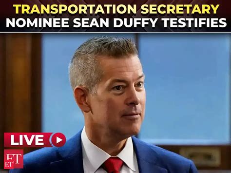 Sean Duffy: LIVE | Trump's pick for Transportation secretary Sean Duffy ...