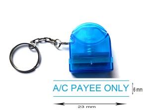 ashvin ACCOUNT PAYEE STAMP MINI PRE-INK , KEY CHAIN Price in India ...