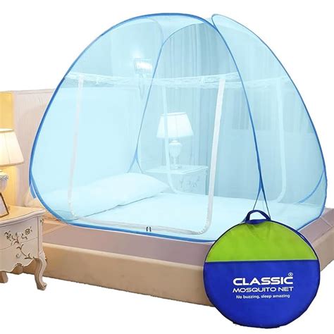 Classic Mosquito Net for Double Bed King Size Foldable Machardani