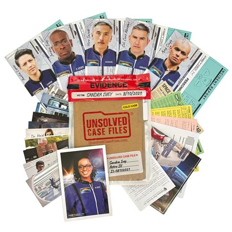 Unsolved Case Files Ivey Sandra Cold Case Murder Mystery Game ...