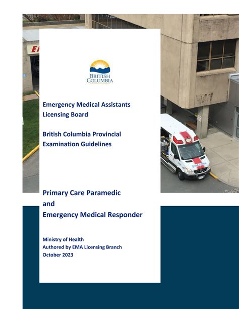 Britishcolumbiaprovincialexaminationguidelines-2 - Emergency Medical ...