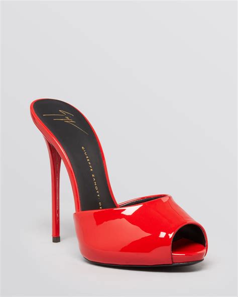 White Mules Divanne Women's Heart Heeled Mules Pointed Toe Mule Pumps ...