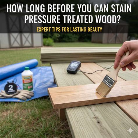 How Long before You Can Stain Pressure Treated Wood: Expert Tips