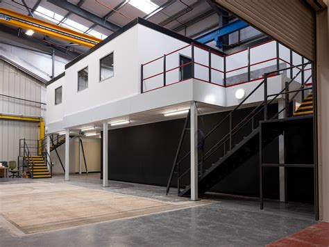 Warehouse Clean Room Fit Out With Mezzanine Floor