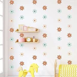 Tipi Tipi Tap Colorful Daisy Flower Kids Wall Sticker for Kids Room ...