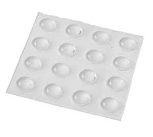 Shepherd 9964 3/8" Clear Surface Gard Self-Adhesive Round Vinyl Pads ...