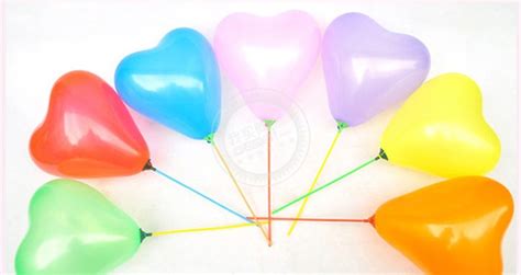 几款简易气球造型教程图解_心形