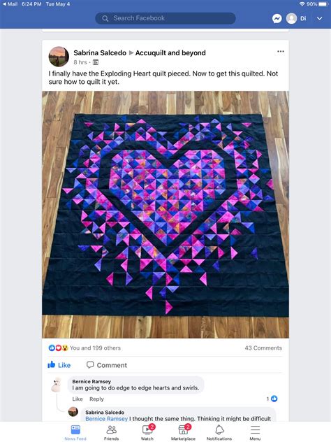 Image result for Exploding Heart Quilt Pattern
