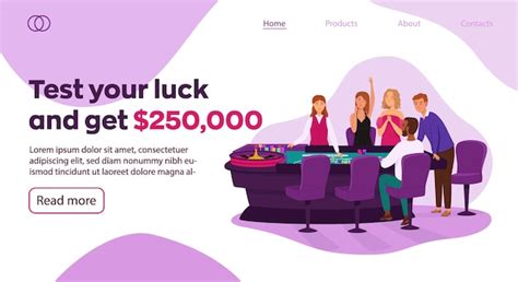 People play roulette web banner casino gaming house flat vector ...