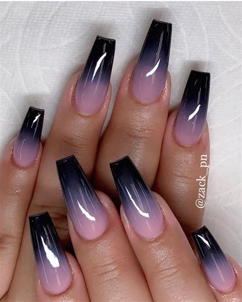 Yes or No? • MUA Black Acrylic Nails, Black Nail Art, Summer Acrylic ...