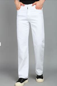 Moda Rapido Loose Fit Men White Jeans - Buy Moda Rapido Loose Fit Men ...