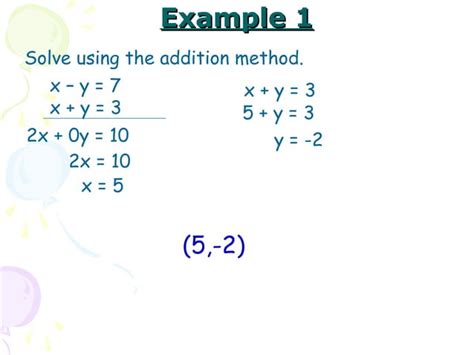 How to Do Linear Combination Method 的图像结果