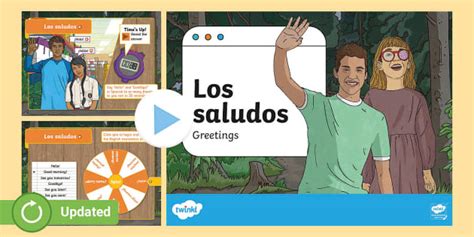 Spanish: KS2 Greetings PowerPoint