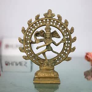 South Indian Arts Brass Nataraja Idol | Lord Shiva Dancing Murti ...