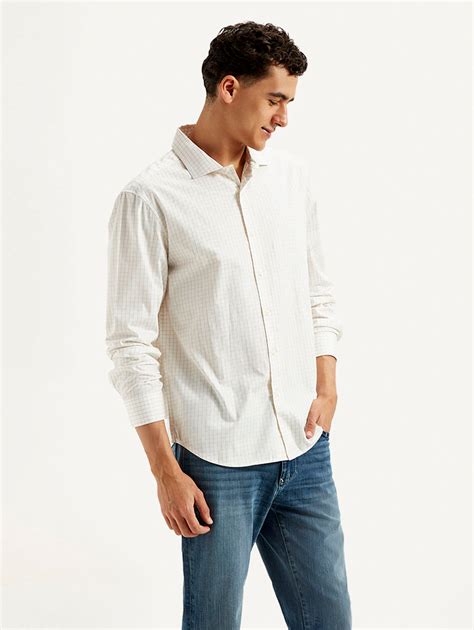 Men's Redloop Checkered Slim Fit Shirt – Levis India Store