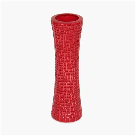 Buy Splendid Embossed Vase from Home Centre at just INR 499.0