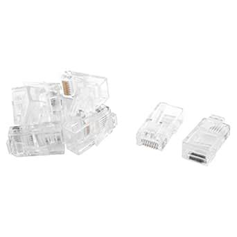 Generic RJ45 8P8C CAT5 Modular Adapter Ethernet Jack LAN Network ...