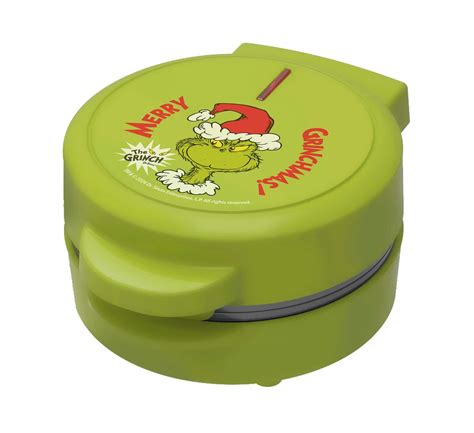 Grinch Christmas Mini Waffle Maker, 550 W, Green | Canadian Tire