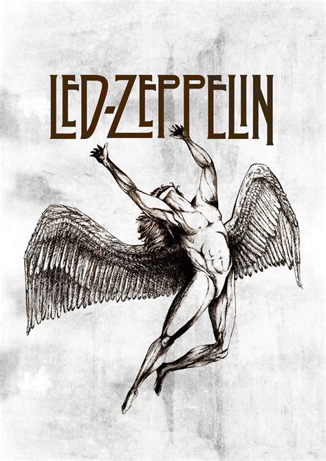 Affiche Ange Led Zeppelin