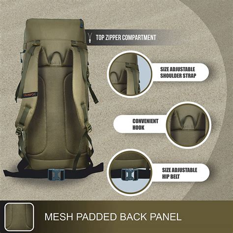 Trawoc Travel Backpack (50Ltr) | Water Resistant Daypack – TRAWOC