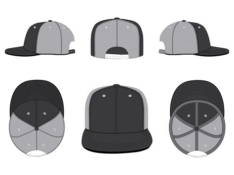 Trucker Hat Template Illustrator