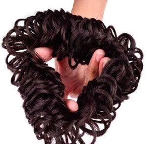 Belgium Beauty woman messy hair bun Bun Price in India - Buy Belgium ...