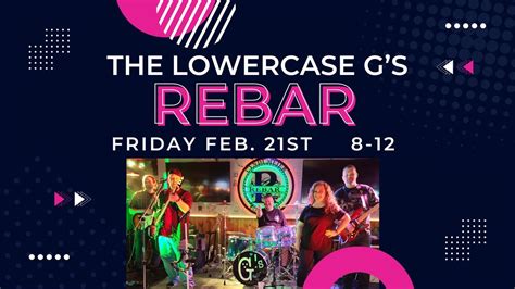 The lowercase Gs Live at ReBar, ReBar, Saint Peters, 21 February 2025 ...