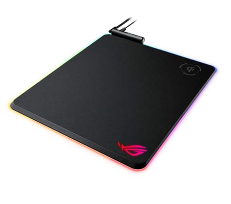 ROG Balteus Qi Vertical Gaming Mouse Pad with Wireless Qi Charging Zone ...