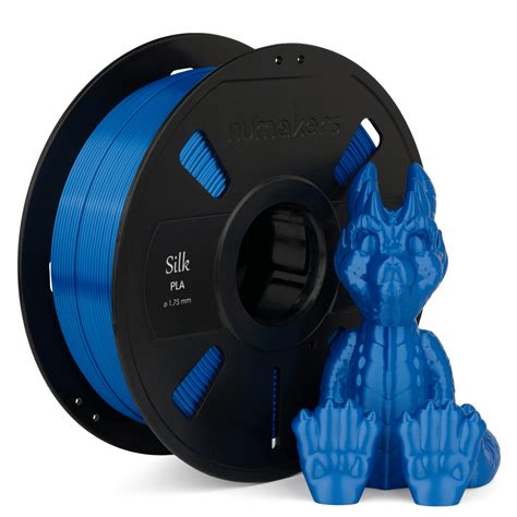 Numakers PLA Silk Filament – Blue – 1.75 mm / 1 kg – Indian Hobby Center
