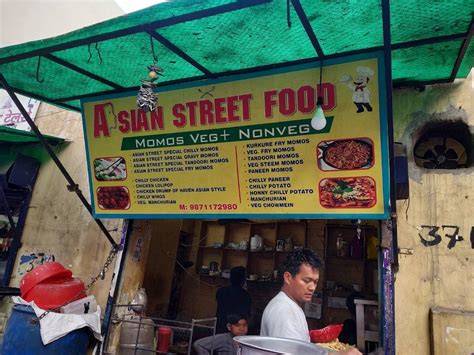 Menu at Asian Street Food, New Delhi