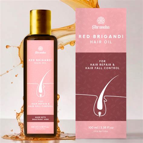 Anti Hair Fall Oil Ayurvedic Red Brigandi – Shravaha
