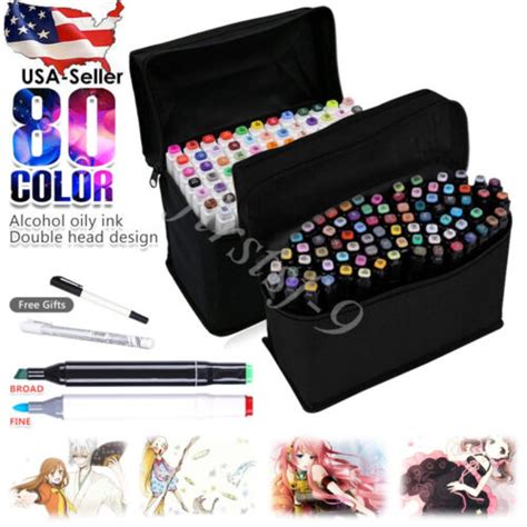 80set Colors Markers Graphic Drawing Painting | Ubuy India
