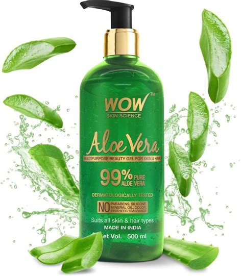 WOW SKIN SCIENCE Aloe Vera Multipurpose Beauty Gel For Skin And Hair ...