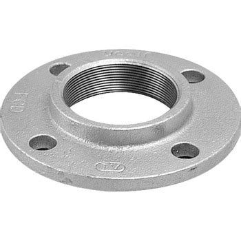 鋳鉄製ねじ込みフランジJIS FCD450 5K合フランジ 白 大阪継手バルブ 【通販モノタロウ】