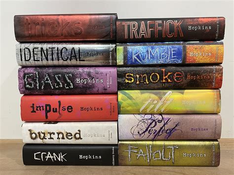 Crank Series Complete 11 Book Set Ellen Hopkins (Burned, Impulse,Glass ...