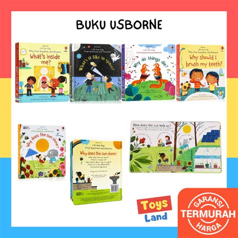 Jual Usborne Lift The Flap Book Questions Answers Buku Usborne Book ...