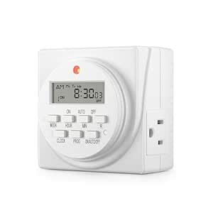 Century Timer 7 Day Digital Programmable Timer-Dual Outlet : Amazon.in ...