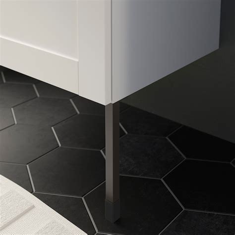 ENHET legs f cabinet, anthracite, 23.5 cm (91/4") - IKEA